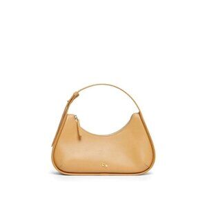 Yuzefi Tempura Nappa Leather Shoulder Bag In Cashew $550 Retail